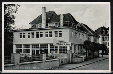 Ansichtskarte Bad Knig, Fafnierbrunnen, gelaufen 1939