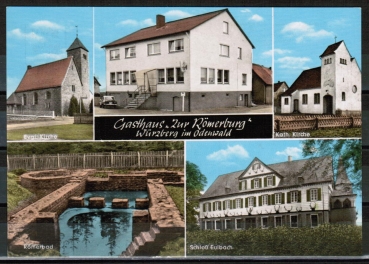 AK Michelstadt / Wrzberg, Gasthaus und Pension 