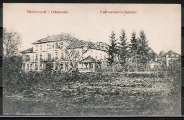 AK Michelstadt, Kaltwasserheilanstalt, um 1910