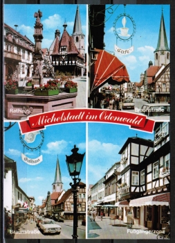 AK Michelstadt mit einigen Ansichten, um 1980