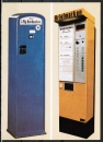 Farb-Fotokarte mit der Abbildung des ersten Mnz-Druckers ohne Quittungstaste - (Postmuseumskarte) mit 60 Pf ATM 1 als Inl.-Pk