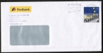 Bund 2593 als Langformat-Ganzsachen-Fenster-Umschlag mit eingedruckter Marke 55 Cent Rmische Vertrge auf Inlands-Brief bis 20g von 2008, codiert