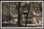 AK Michelstadt / Eulbach, Jagdschloss mit Nebenbau, gelaufen 1943, in schlechter Erhaltung