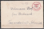 Feldpost-Brief von Kimbach mit NSDAP-Kreisleitung-Odenwald - Stempel von 1944