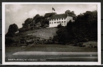 Ansichtskarte Reichelsheim / Schloss Reichenberg, ca. 1940 mit Hakenkreuzfahne und Hitlermarken-Frankatur