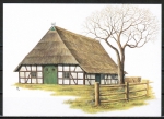 Ansichtskarte von Lise Hoff - "Lauenburgisches Bauernhaus"