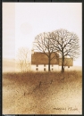 10 gleiche Ansichtskarten von Stephen Oliver - "House on the hill" (Haus am Hgel) (1981)