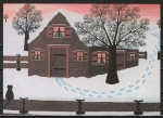 Ansichtskarte von W. Grnemeyer - "Haus im Schnee"