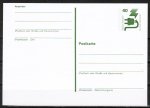 Bund 699 als Ganzsachen-Postkarte mit eingedruckter Marke 40 Pf Unfallverhtung - Postkarte mit neuem Adress-Vordruck - ungebraucht