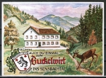 Ansichtskarte Oberzent / Ober-Sensbach, Gaststtte - Caf "Buckelwirt" - E. Kaufmann, gelaufen 1962