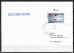 Berlin 802 als portoger. EF mit 80 Pf Sport 1988 auf Briefdrucksache bis 20g vom November 1991 ab Ost-Berlin / Flughafen Schnefeld