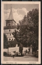 AK Bad Knig, Schlossplatz mit Krieger-Denkmal, um 1930 (!?)