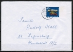 Bund 472 als portoger. EF mit 40 Pf Verkehrsausstellung auf kleinformatigem Inlands-Brief ber 20g von 1965-1966
