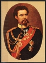 Ansichtskarte von Knig Ludwig II von Bayern, Reprint ca. 1980