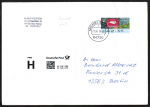 Bund ATM 9 "Briefe empfangen" - Marke zu 2,35  als portoger. EF auf Prio-Brief 14x20 cm von 2017-2019