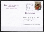Berlin 749 als portoger. EF mit 50 Pf Weihnachten 1985 auf Drucksache bis 20g von 1985-1989 im Bundesgebiet mit Bund-Stempel