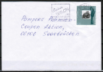 Bund 1795 als portoger. EF mit 100 Pf EZM aus 2.-Weltkriegs-Block (in grn) auf Inlands-Brief bis 20g von 1995-1997, codiert