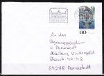 Bund 2007 als portoger. EF mit 110 Pf Wrzburger Residenz auf Inlands-Brief bis 20g von 1998-2002, codiert