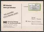 Bund 649 als portoger. EF mit 20 Pf Cochem auf Auslands-Drucksache-Postkarte von 1970