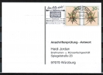 Bund 790 als portoger. MeF mit 2x 30 Pf Weihnachten 1973 auf Sammel-Anschriftenprfungs-Postkarte von 2000/2002