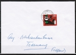 Bund 342 als portoger. EF mit 20 Pf Wohlfahrt 1960 / Rotkppchen auf kleinformatigem Inlands-Brief bis 20g von 1960-1962