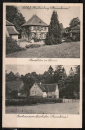 Ansichtskarte Oberzent / Reussenkreuz / Reisenkreuz mit Schloss Krhenberg und Gasthaus zum Auerhahn, gelaufen 1934