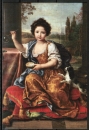 10 gleiche Ansichtskarten von Pierre Mignard (1612-1695) - "Frulein De Blois"