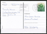 Berlin 742 als portoger. EF mit 60 Pf Gynkologie-Kongress auf Postkarte von 1985-1991 von Berlin ins Bundesgebiet