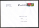 Bund ATM9 "Briefe empfangen" - Marke zu 0,45 Euro als portoger. EF auf Nichtstandard-Inl.-Dialogpost 14x20 cm bis 50g von 2017-2022, 20 cm lang