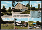 Ansichtskarte Mossautal / Gttersbach, Cafe - Pension "Haus Schnblick" - Fritz Mller, gelaufen 1970 mit Gttersbach-Tagesstempel