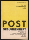 DDR - Original-Gebhrenheft vom 1.7.1971 - in guter einwandfreier Erhaltung !