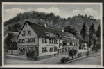 Ansichtskarte Reichelsheim, Gasthof und Pension, Konditorei und Kaffee "Zum Schwanen" - J. Treusch, gelaufen ca. 1935