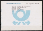 Terminal-Quittung mit Text: "Gebhr fr Briefsendung"