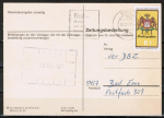 Bund 948 als (portoger.???) EF mit 10 Pf Tag der Briefmarke auf Zeitungsbestellung von 1977