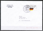 Bund 1477 als portoger. EF mit 50 Pf Deutsche Einheit auf VGO-Brief bis 20g von 1990/1991