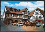 AK Michelstadt, Brunnen am Marktplatz, um 1975