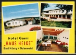 AK Bad Knig, Hotel Garni "Haus Heike" - Marianne Koch, gelaufen 1974