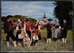 Ansichtskarte Reichelsheim, Trachtengruppe, um 1960, datiert 1963