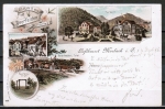 Litho-Ansichtskarte Oberzent / Beerfelden / Marbach, gelaufen 1896 mit Bahnpoststempel Darmstdt-Eberbach