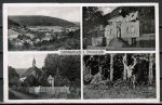 Ansichtskarte Oberzent / Schllenbach, mit Gasthaus "Zur Krone", gelaufen 1952