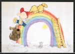 Ansichtskarte von Barbara Alexander - "Rainbow sliding with best friends ... " ...
