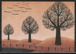 10 gleiche Ansichtskarten von W. Grnemeyer - "Baumlandschaften" (9007)