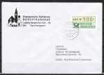 Bund ATM 1 - Marke zu 100 Pf als portoger. EF auf Inlands-Brief 20-50g von 1981, optisch schner Brief !