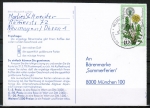 Bund 950 als portoger. EF mit 40 Pf Wohlfahrt 1977 auf Inlands-Postkarte von 1977-1978