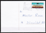 Bund 837 als portoger. EF mit 40 Pf Jugend 1975 auf Inlands-Postkarte von 1975-1978