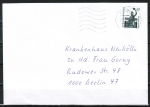 Berlin 795 als portoger. EF mit 60 Pf SWK-Serie aus Rolle auf Ortsbrief bis 20g innerhalb Berlins von 1989-1991