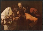Ansichtskarte von Caravaggio (1573-1610) - Der unglubige Thomas"