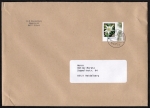 Bund 2530 als portoger. EF mit 220 Ct. Blumen / Edelwei aus Bogen mit Rand auf schwerem C5-Inlands-Brief ber 2 cm Dicke von 2006-2012