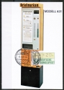 Farbige Werbe-Ansichtskarte der Firma Klssendorf mit der Abbildung des 2. MnzWzdr.-Modells mit Quittungstaste, als Maximumkarte