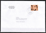 Bund 2453 als portoger. EF mit 144 Cent Hans Christian Andersen als Nassklebe-Marke auf "Klein"-Inlandsbrief ber 50g von 2005, B6-Format